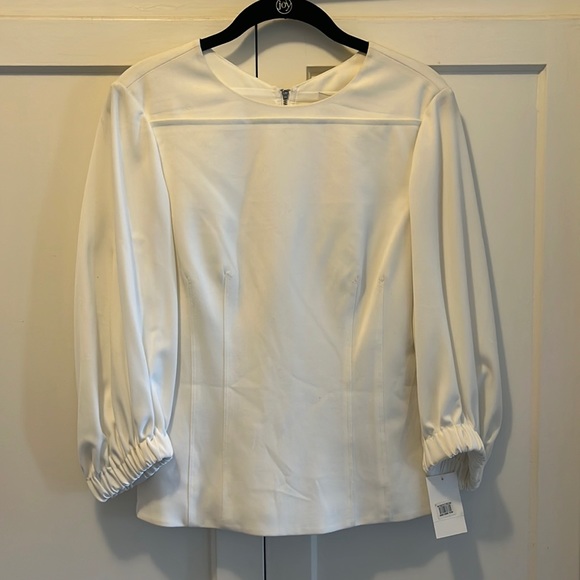 Tibi Tops - Tibi ivory corseted top